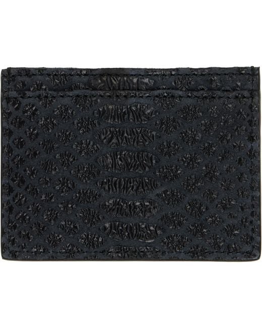 Vivienne Westwood Black Flat Card Holder for men