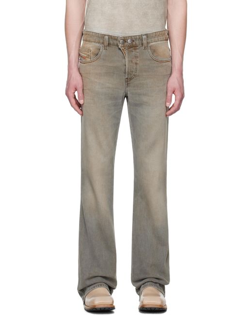 メンズ DIESEL グレー 1998 D-Buck 09L37 ブーツカット ジーンズ Multicolor