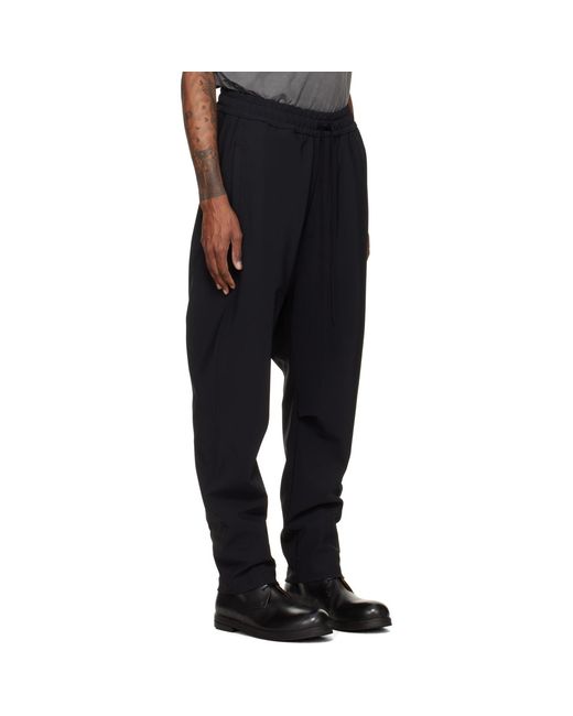 Thom Krom Black P 60 Sweatpants for men