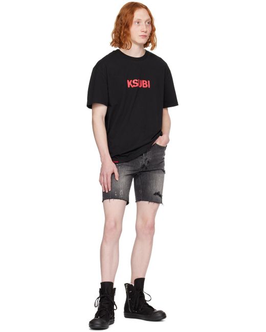 Ksubi Black Conspiracy Biggie T-Shirt for men