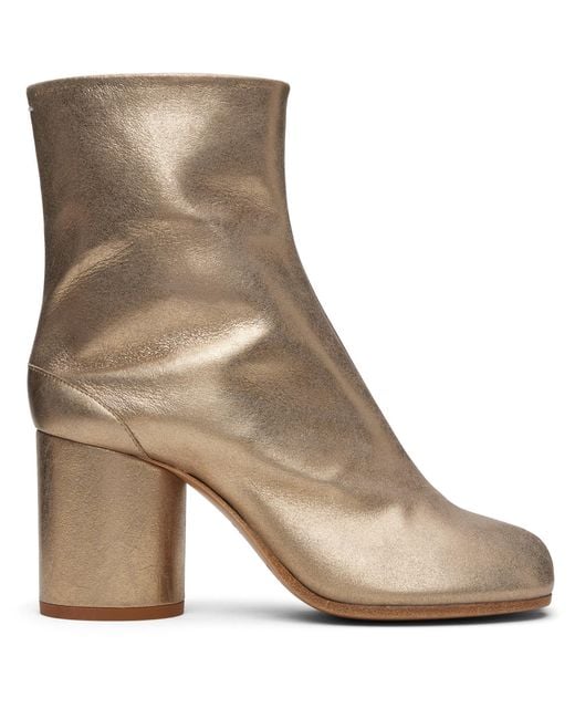 Maison Margiela Brown Tabi Ankle Boots