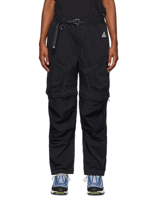 Nike Synthetic Black Acg Smith Summit Cargo Pants | Lyst