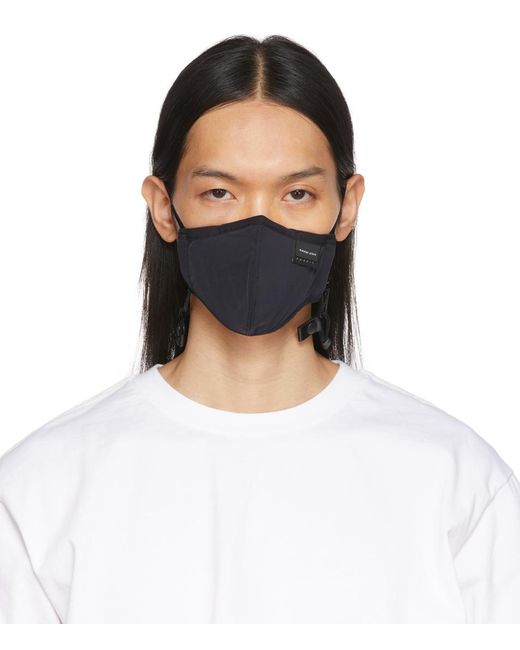 Master Piece Black Cordura Face Mask for men