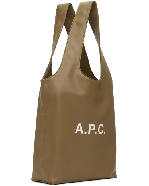 A.P.C. Multicolor Tan Ninon Small Tote