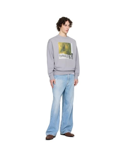 Jean Paul Gaultier Multicolor Ssense Exclusive Cotton Crew Printed Water Sweatshirt for men