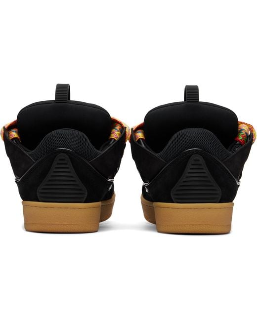 Lanvin Black Curb Sneakers for men