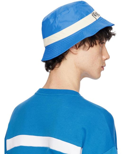 Chapeau bob bleu à logo J.W. Anderson pour homme en coloris Blue