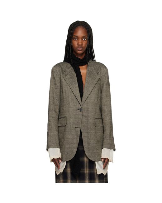 Our Legacy Black Drip Blazer