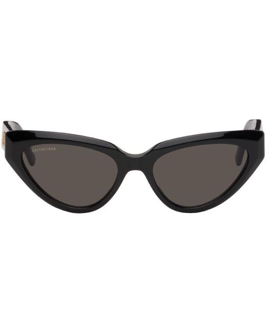 Balenciaga Black Cateye Sunglasses Lyst