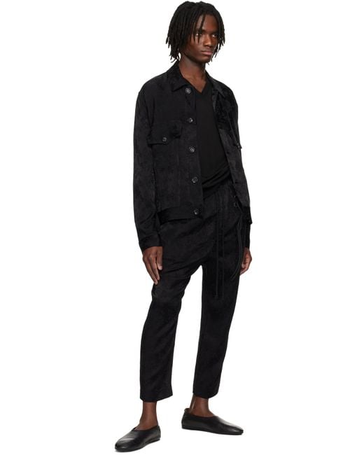 Song For The Mute Black Worker Jacket for men