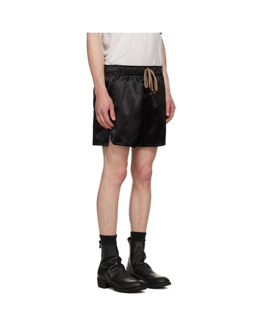 JKEEFER Black Rollins Runner Shorts for men