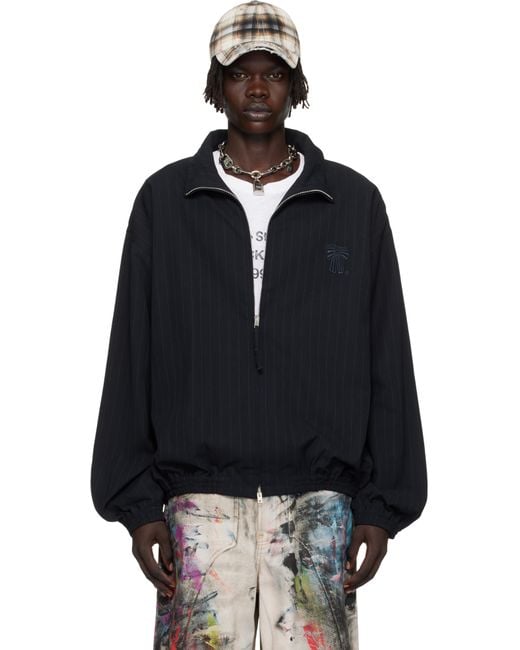 Acne Black Zipper Jacket for men