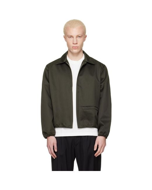 Lady White Co. Black Khaki Point Jacket for men
