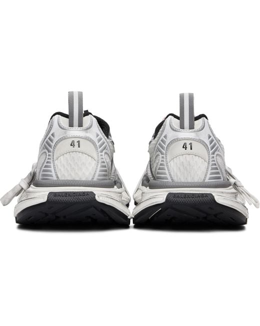 Balenciaga White 3Xl Split Logo Sneakers for men