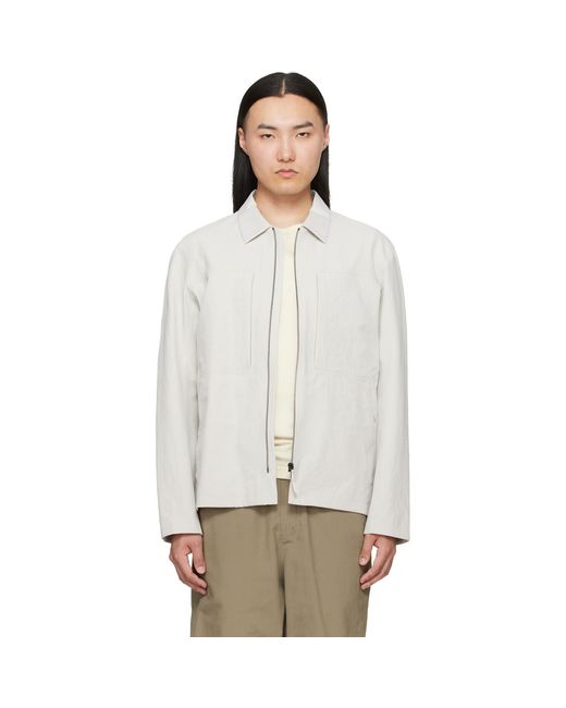 Veilance White Off- Mionn Softshell Overshirt for men