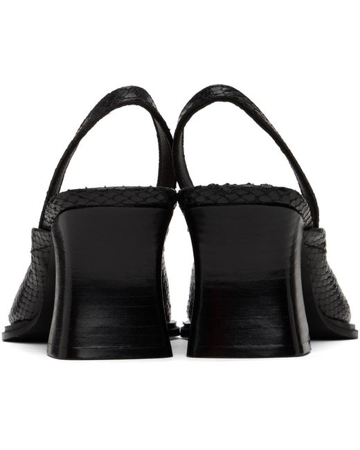 Chaussures à talon bottier noires à bride arrière Filippa K en coloris Black