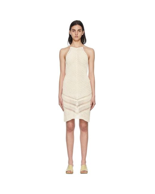 Bottega Veneta Black Cotton Mini Dress
