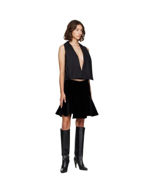 FIDAN NOVRUZOVA Black Delphine Miniskirt