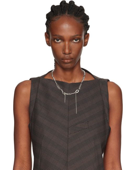 Justine Clenquet White Loïs Necklace