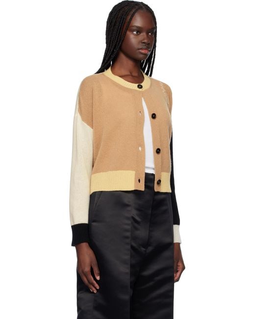 Marni Black Crewneck Cashmere Cardigan
