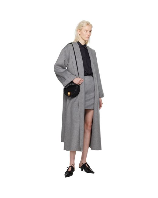 By Malene Birger Black Chambray Miniskirt