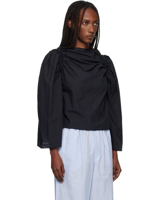 Baserange Black Simmon Blouse