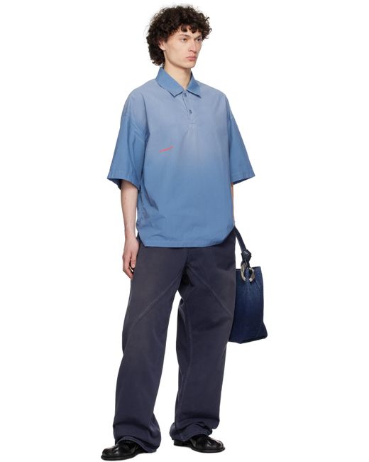J.W. Anderson Blue Twisted Workwear Jeans for men