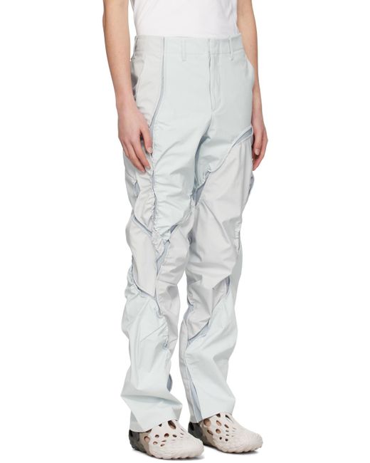 Post Archive Faction PAF White 6.0 Technical Left Trousers for men