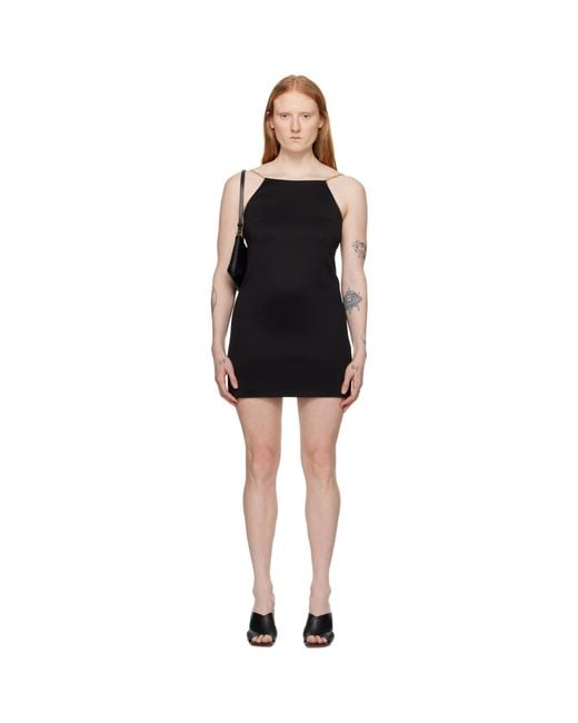 Palm Angels Black Chain Minidress