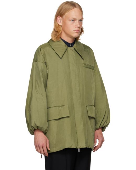 Rito Structure Green Padded Jacket for men