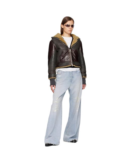 Acne Black Shearling Jacket