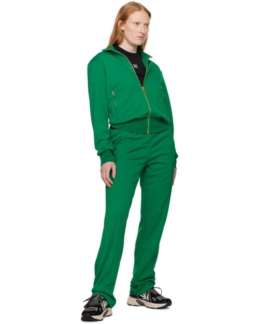 Pantalon de survêtement vert à monogramme Palm Angels en coloris Green