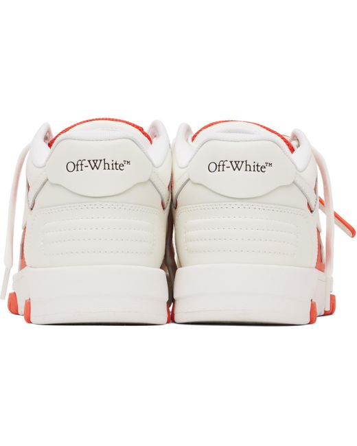 メンズ Off-White c/o Virgil Abloh オレンジ＆ホワイト Out Of Office スニーカー Black