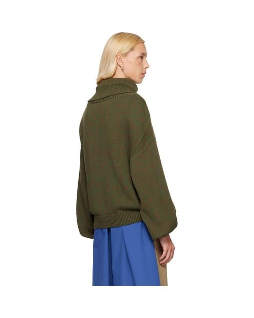 Baserange Green Calla Turtleneck