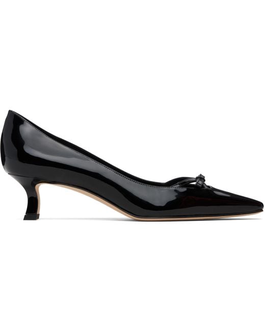 Manolo Blahnik Black Grafa Heels