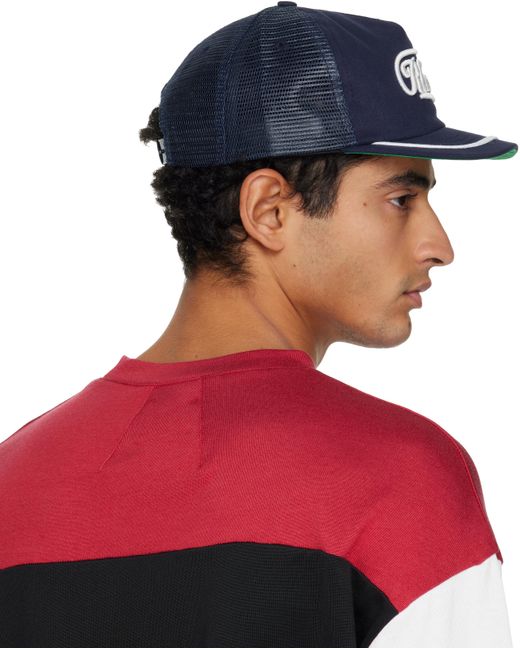 Rhude Green Patch Trucker Cap for men