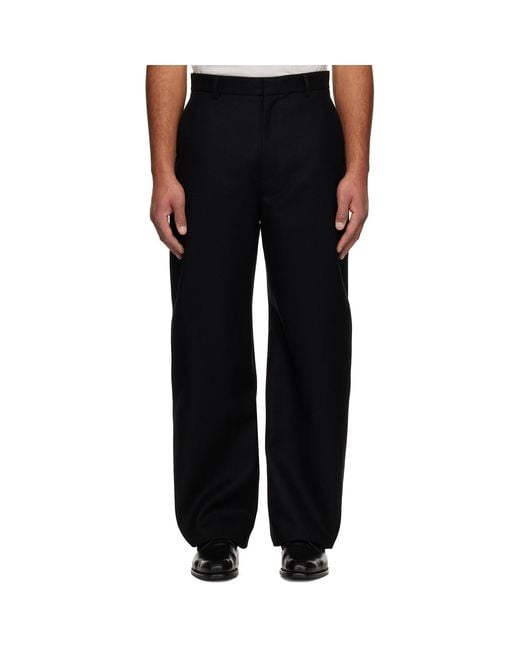 Givenchy Black Couture Seam Trousers for men