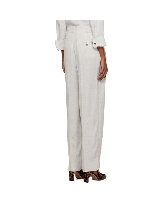 Jacquemus Black Gray Les Sculptures 'le Pantalon Titolo' Trousers