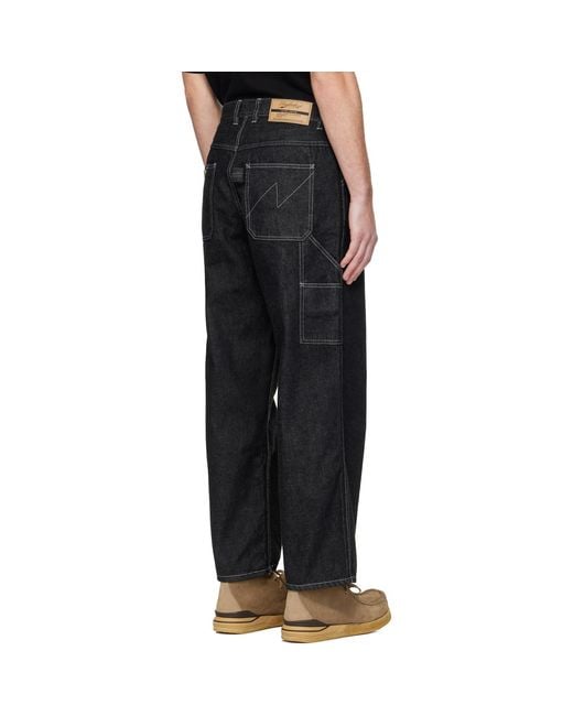 Neighborhood Black Painter Jeans for men