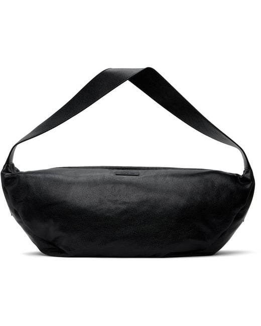 Fear Of God Black Leather Shell Bag for men