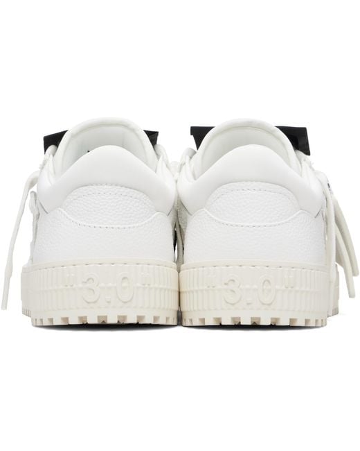 Off-White c/o Virgil Abloh Black Low Top 3.0 Off Court Sneakers for men