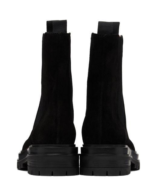 Gianvito Rossi Black Chester Chelsea Boots