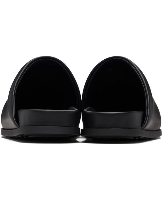 Givenchy Black Puffy Nappa Leather Mule Loafers for men