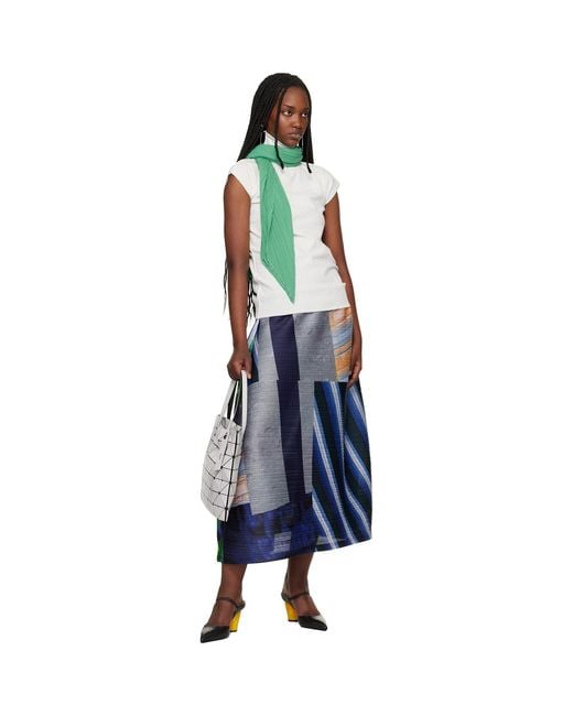 Issey Miyake Metallic Rock Matte Bag
