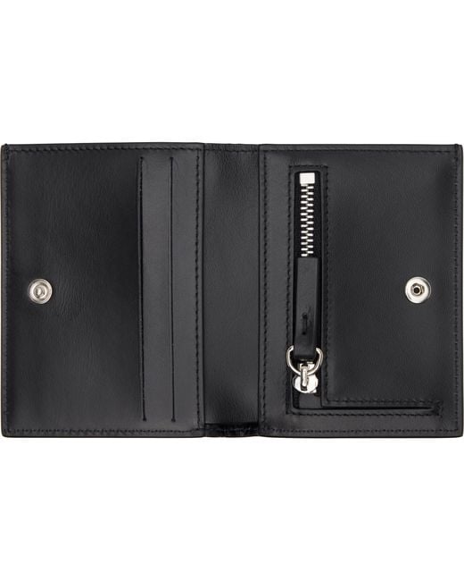 MM6 by Maison Margiela Black Numeric Wallet for men