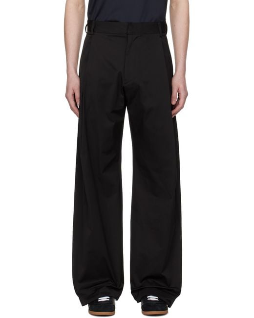 Seventh Black Bermuda Trousers for men