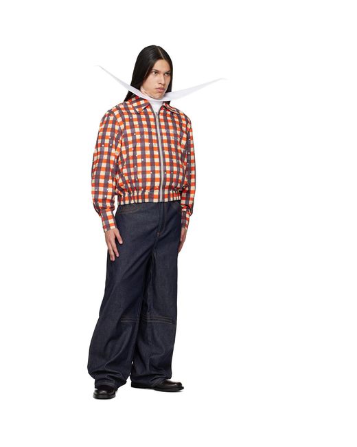 Egonlab Red Grommet Reversible Jacket for men