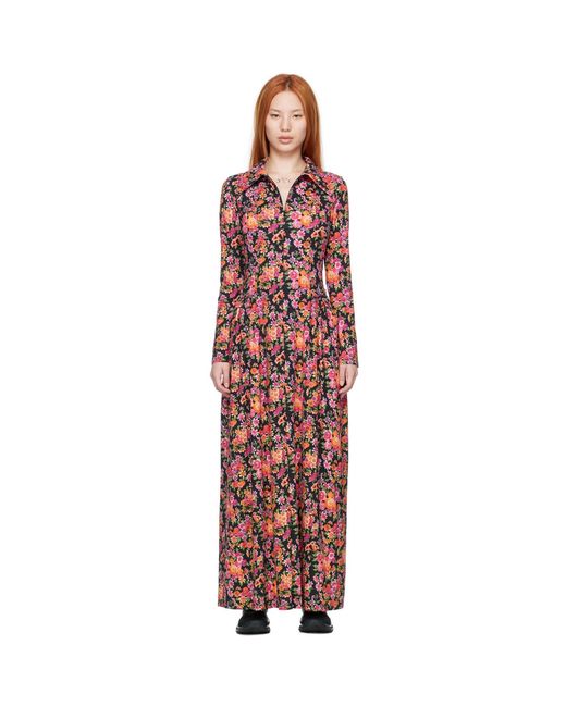 Commission Multicolor Black Dean Maxi Dress