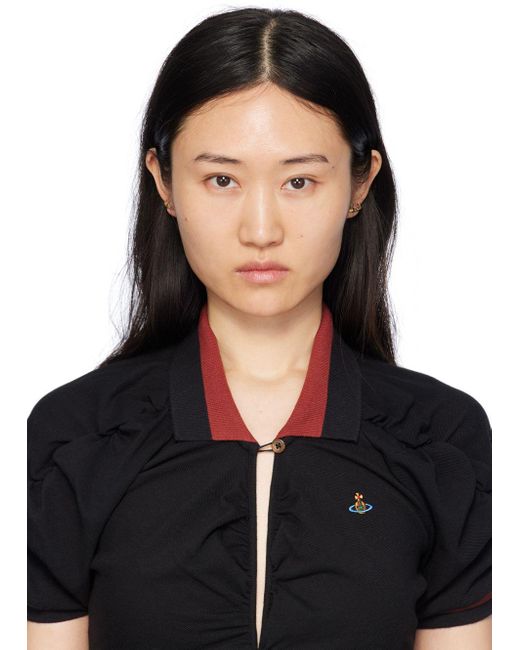 Vivienne Westwood Gold Candy Earrings in Black Lyst