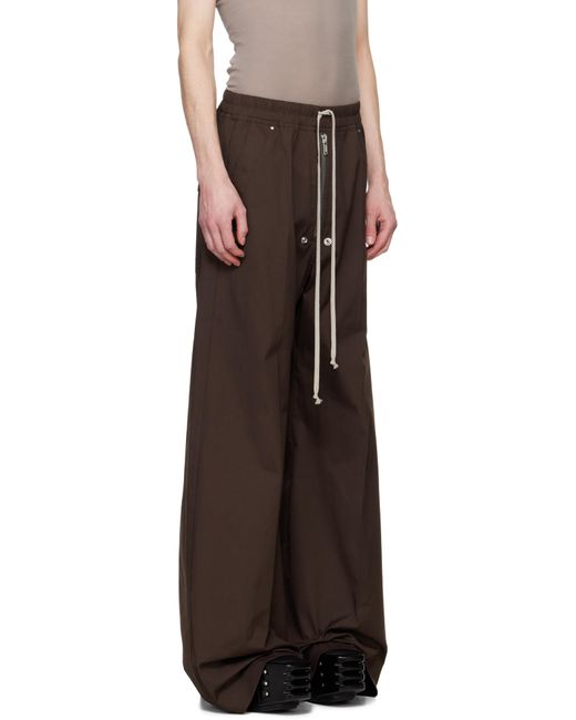Rick Owens Black Hollywood Wide Bela Trousers for men